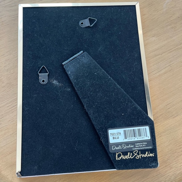 Season of Fancy 5x7 Picture Frame Navy Gold Vintage Dwell Studios - Picture 6 of 7